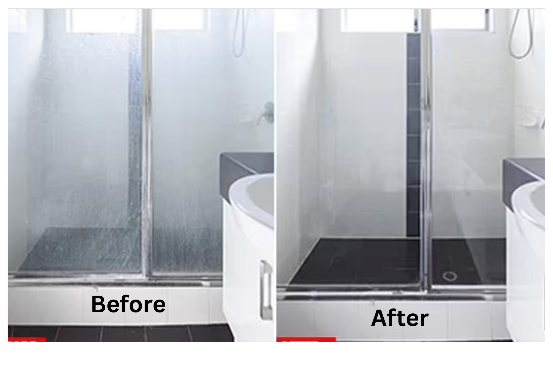 Shower Glass stain Removal Hamilton NZ